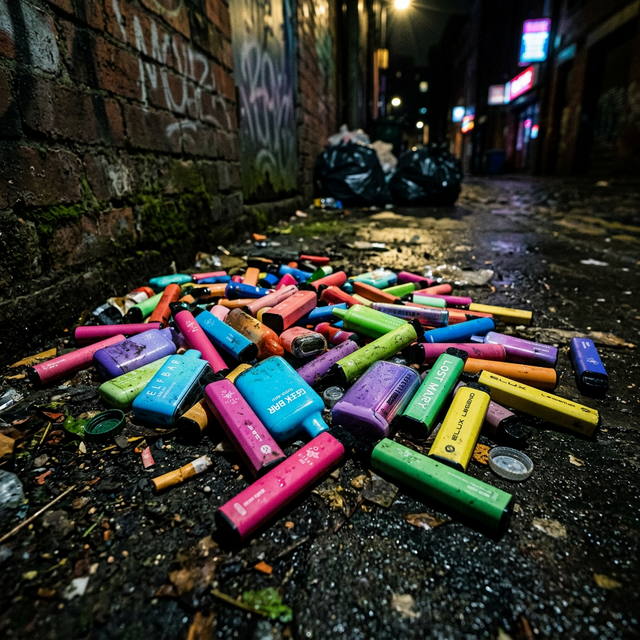 Discarded vapes